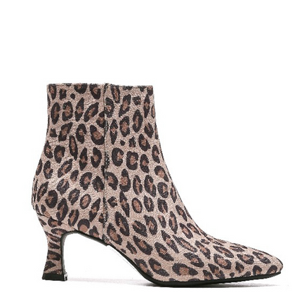 Smile Favorites Stiefelette Leopard Suedine Basic