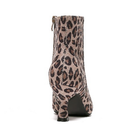 Smile Favorites Stiefelette Leopard Suedine Basic