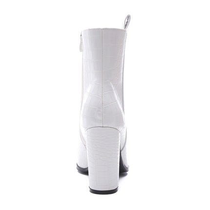 Smile Favorites Stiefelette Weiß Croc