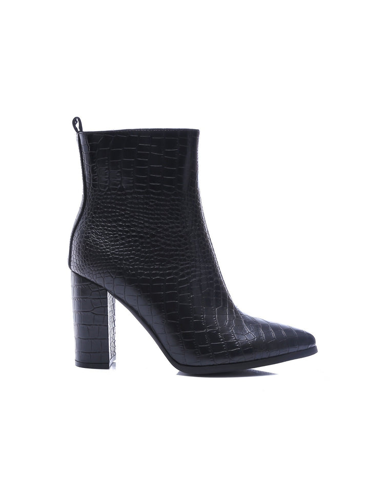 Smile Favorites Stiefelette Schwarz Croc