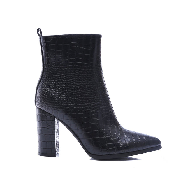 Smile Favorites Stiefelette Schwarz Croc