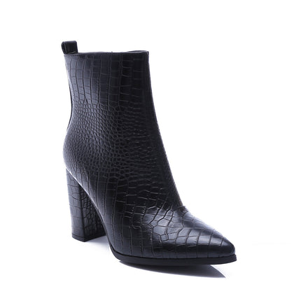 Smile Favorites Stiefelette Schwarz Croc