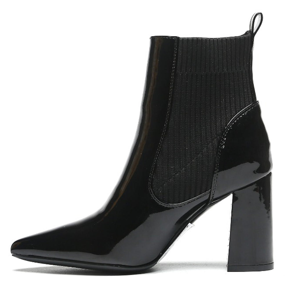 Smile Favorites Stiefelette Schwarzer Lack