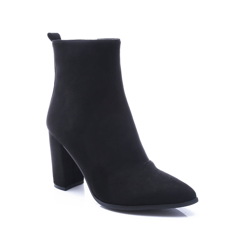 Smile Favorites Stiefelette Schwarz Suedine