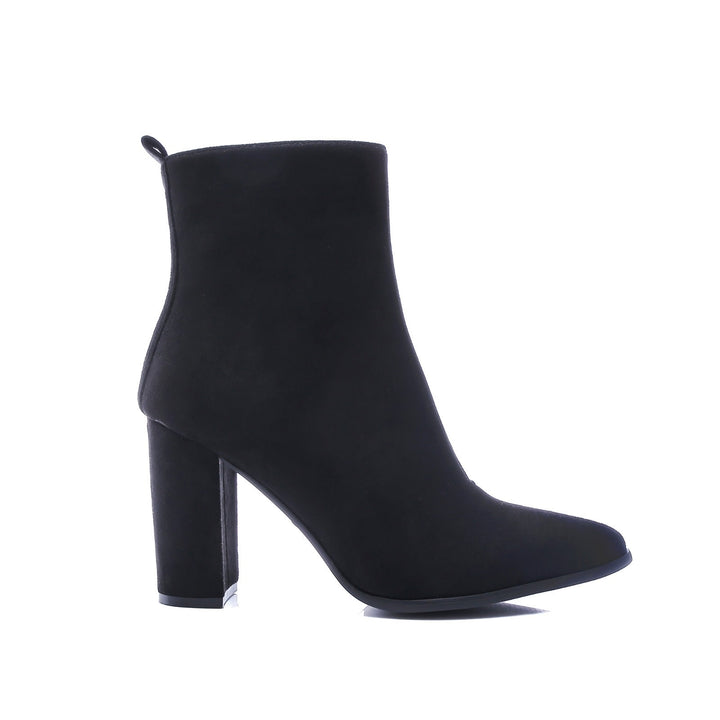 Smile Favorites Stiefelette Schwarz Suedine
