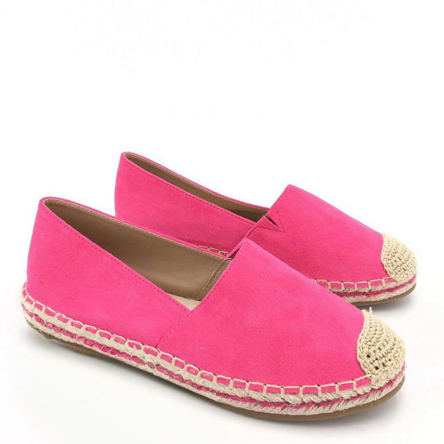 Smile Favorites Espadrilles Fuchsia suedine