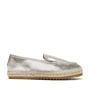 Smile Favorites Espadrilles Silber Metallic