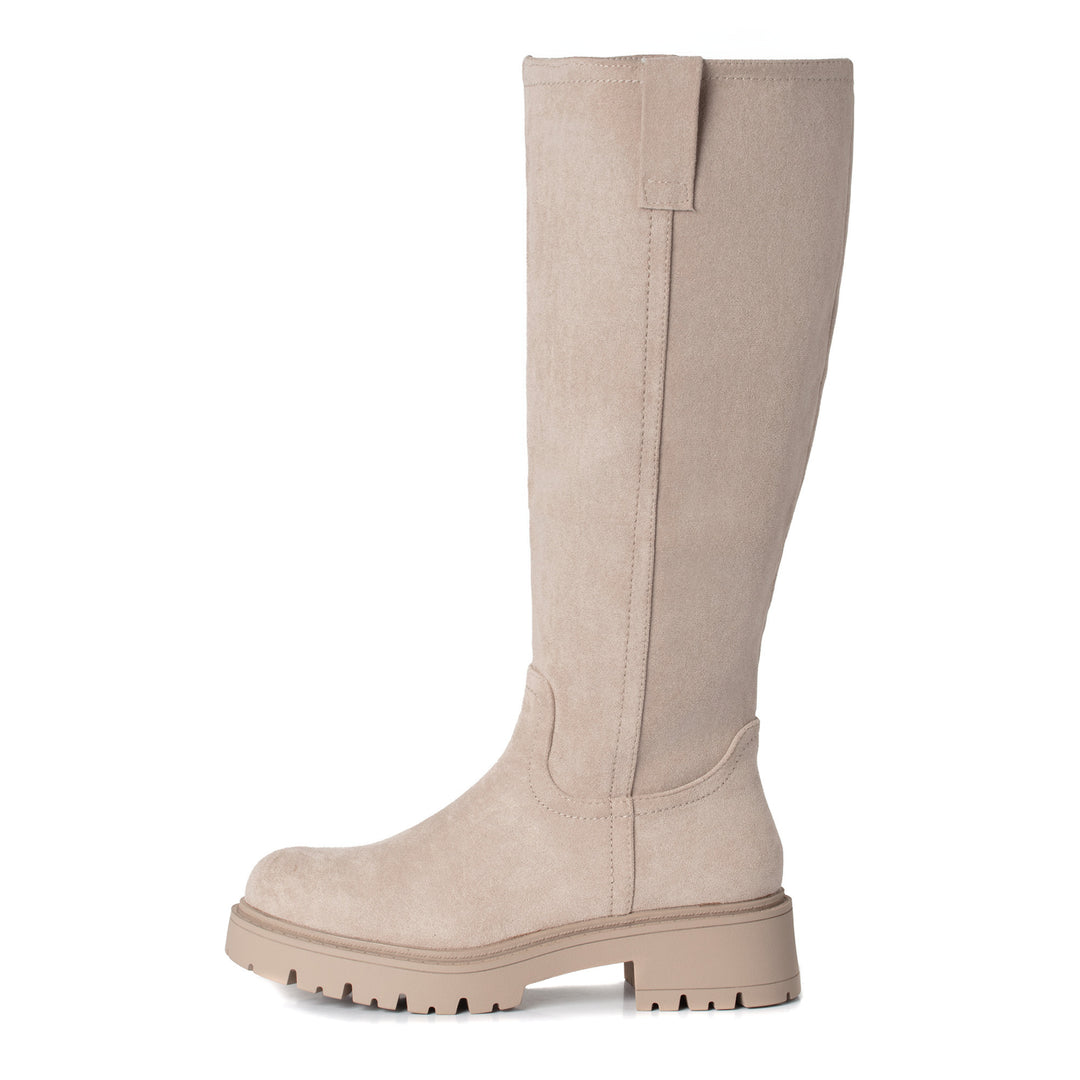 Smile Favorites Hohe Stiefel Beige Suedine Basic