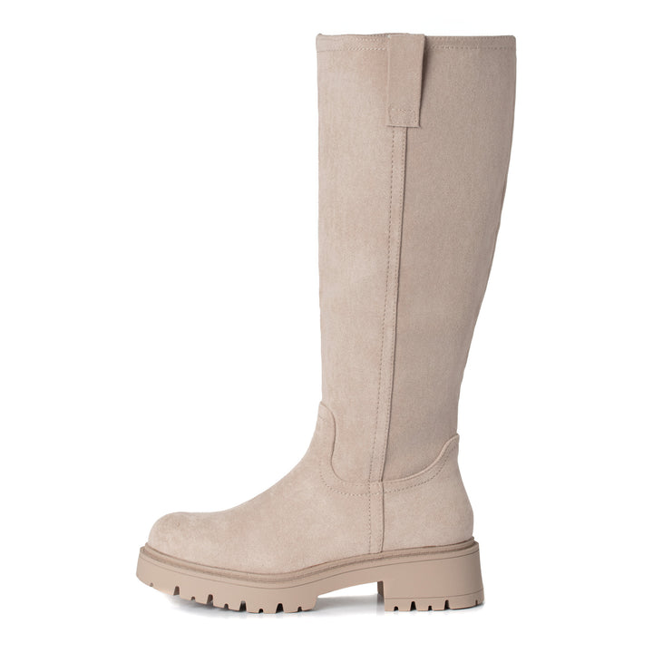Smile Favorites Hohe Stiefel Beige Suedine Basic
