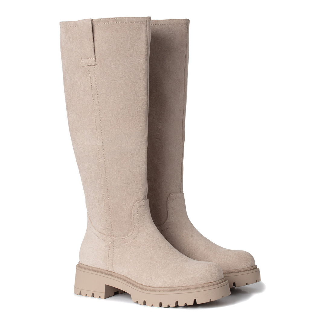 Smile Favorites Hohe Stiefel Beige Suedine Basic