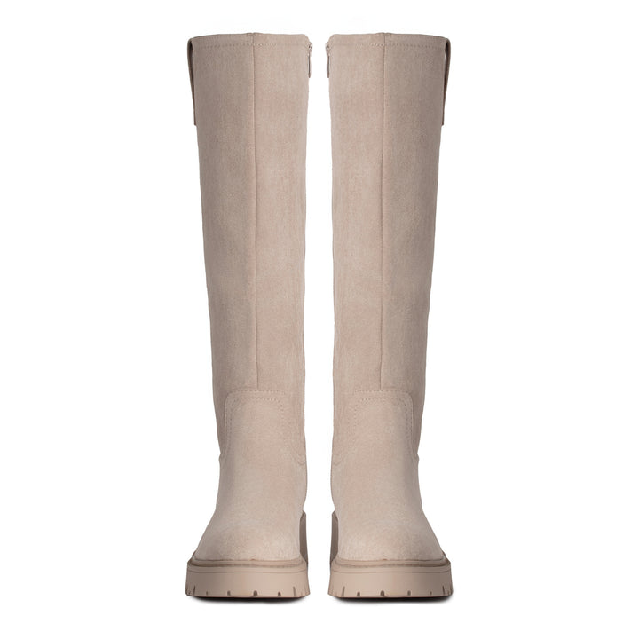 Smile Favorites Hohe Stiefel Beige Suedine Basic