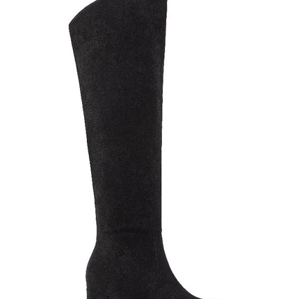 Smile Favorites Hohe Stiefel Schwarz Suedine