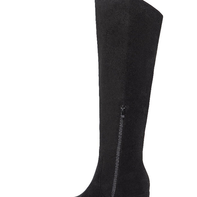 Smile Favorites Hohe Stiefel Schwarz Suedine