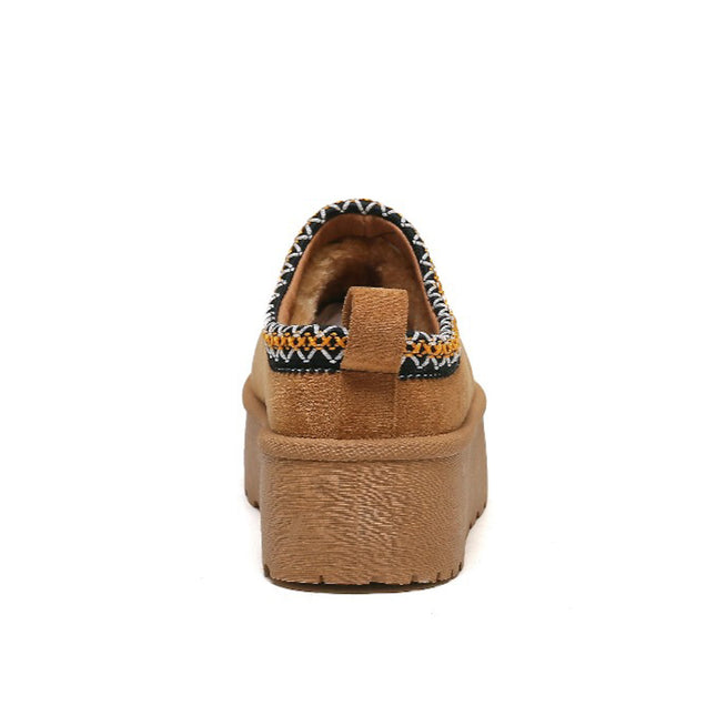 Smile Favorites Pantoffel Camel Suedine Zig Zag