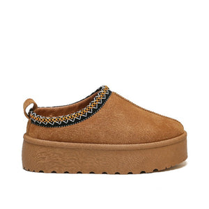 Smile Favorites Pantoffel Camel Suedine Zig Zag