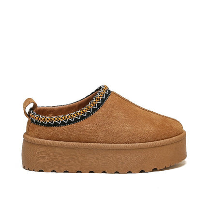 Smile Favorites Pantoffel Camel Suedine Zig Zag