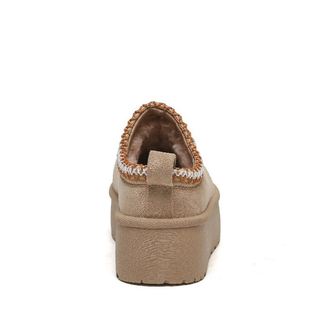 Smile Favorites Pantolette Khaki Suedine Zig Zag
