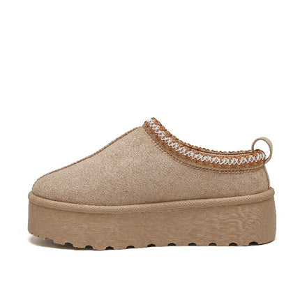 Smile Favorites Pantolette Khaki Suedine Zig Zag