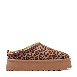 Smile Favorites Pantolette Leopard Suedine Zig Zag