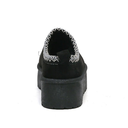 Smile Favorites Pantoffel Schwarz Suedine Zig Zag