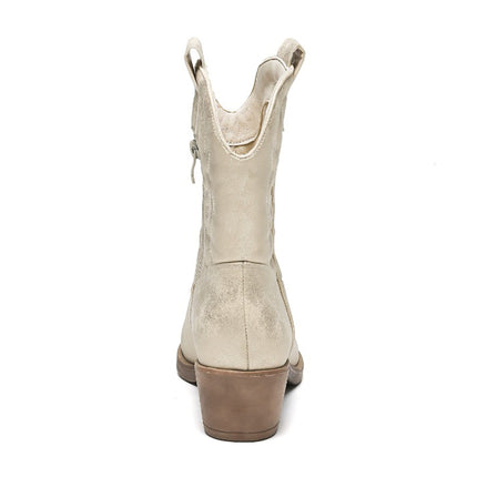 Smile Favorites Cowboystiefel Gold Spray Nähte