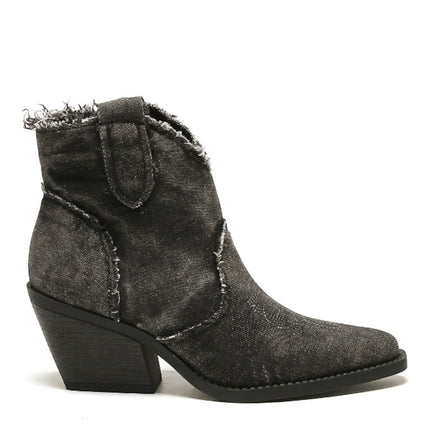 Smile Favorites Kurze Cowboystiefel Jeans