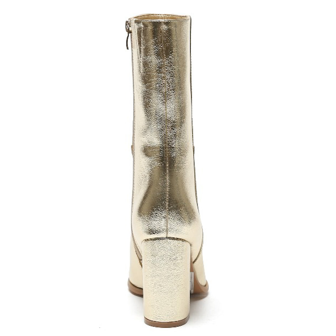 Smile Favorites Stiefel Gold mit Absatz