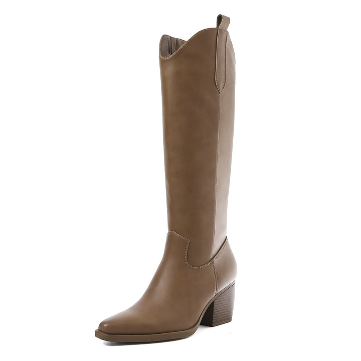 Smile Favorites Stiefel Hoch Khaki