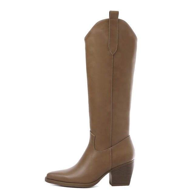 Smile Favorites Stiefel Hoch Khaki