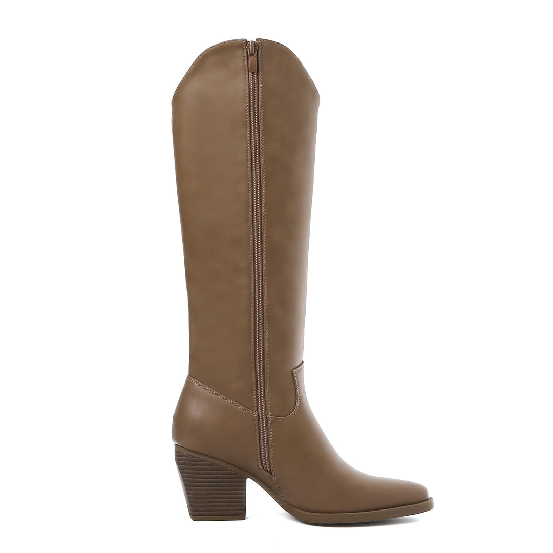 Smile Favorites Stiefel Hoch Khaki