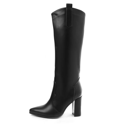 Smile Favorites Stiefel Lederlook Schwarz