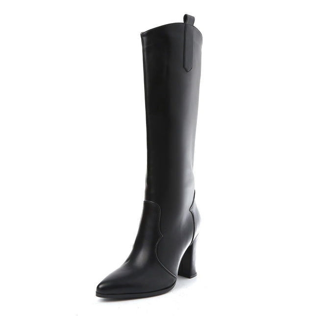 Smile Favorites Stiefel Lederlook Schwarz