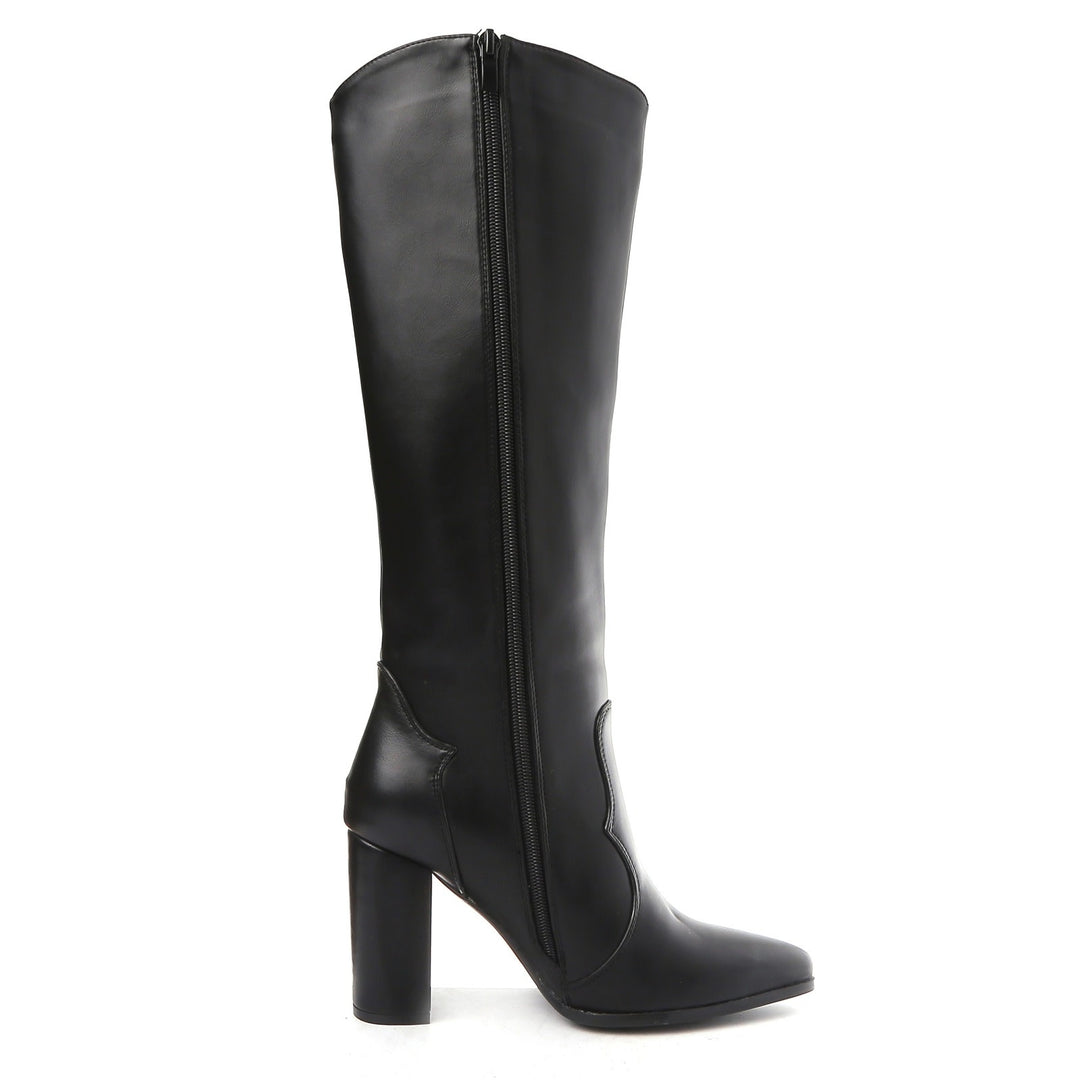 Smile Favorites Stiefel Lederlook Schwarz