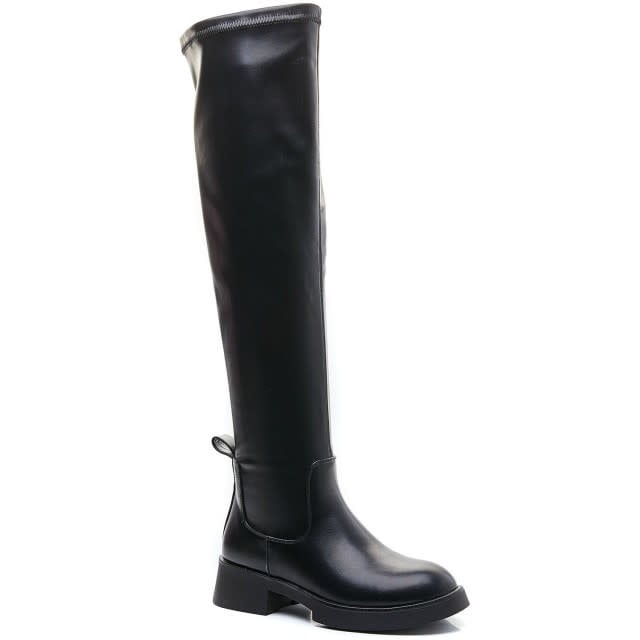 Smile Favorites -Stiefel Schwarz in Lederoptik