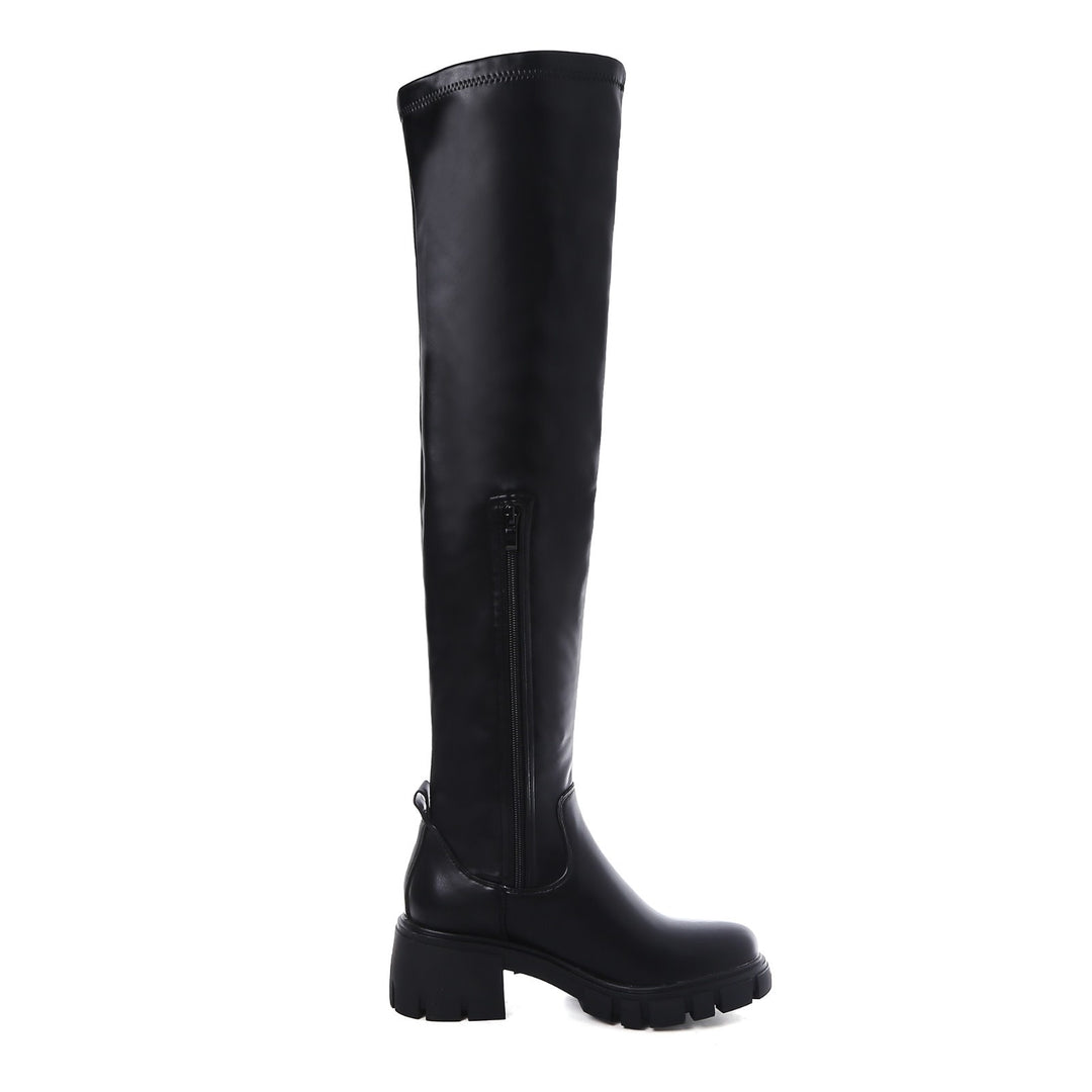 Smile Favorites Overknee-Stiefel Schwarz