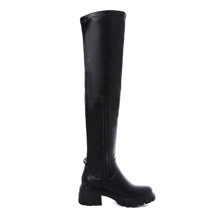 Smile Favorites Overknee-Stiefel Schwarz