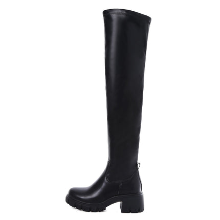 Smile Favorites Overknee-Stiefel Schwarz