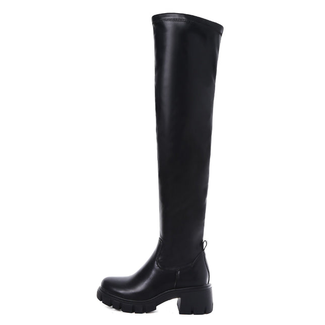 Smile Favorites Overknee-Stiefel Schwarz