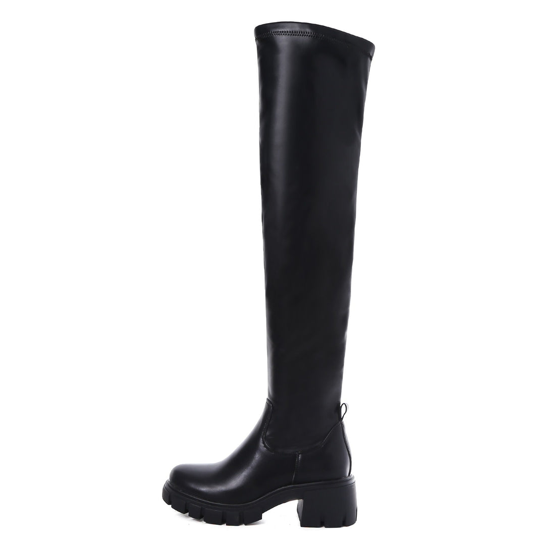 Smile Favorites Overknee-Stiefel Schwarz