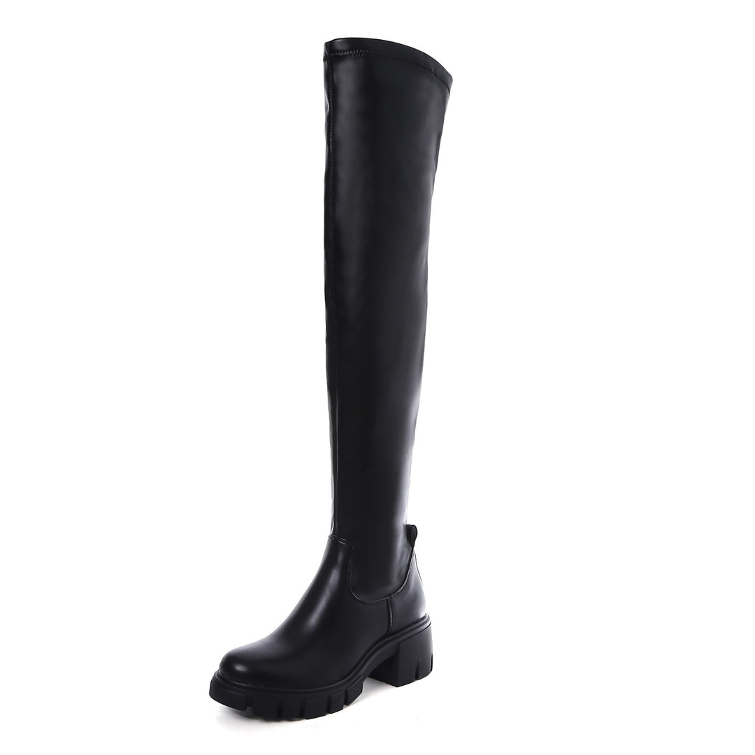 Smile Favorites Overknee-Stiefel Schwarz