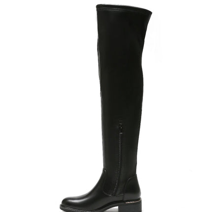 Smile Favorites Overknee-Stiefel Schwarz