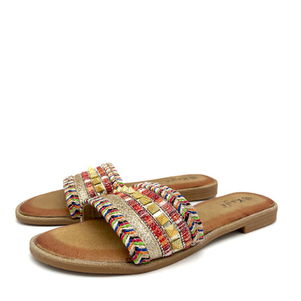 Smile Favorites Flip Flops Gold Nieten Multicolour