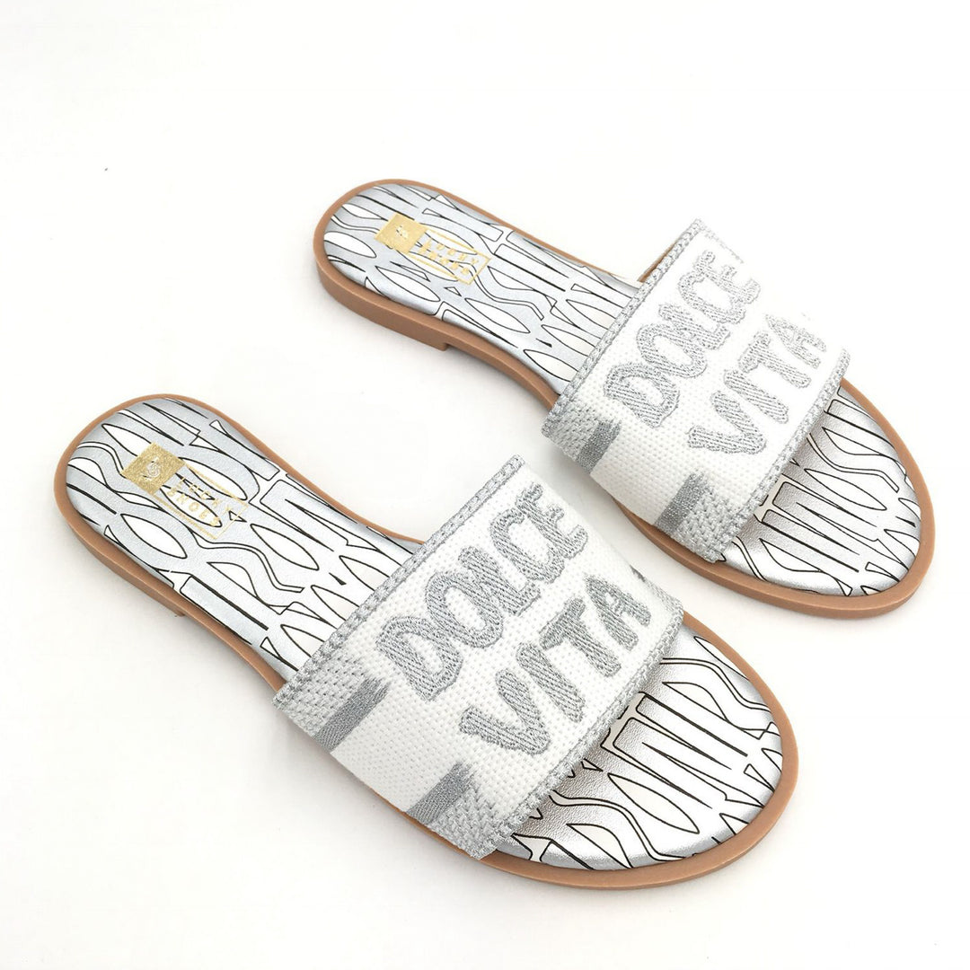 Smile Favorites Hausschuhe Silber Dolce Vita