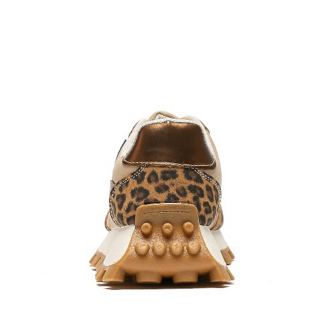 Smile Favorites Sneaker Braun Leopard Bloom