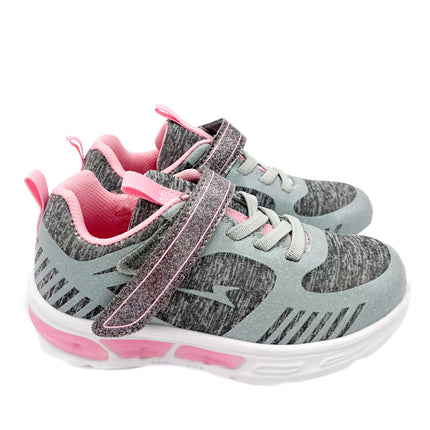Smile Favorites Turnschuhe LED Mädchen Grau