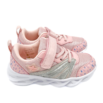Smile Favorites Turnschuhe LED Mädchen Rosa Fancy