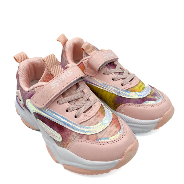 Smile Favorites Turnschuhe Mädchen Rosa Papa-Look