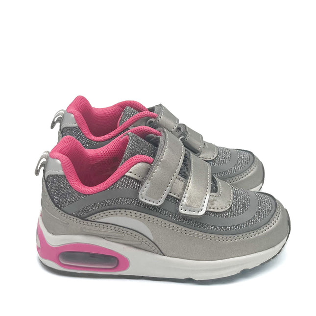 Smile Favorites Turnschuhe Mädchen Silber Grau Inspired Air