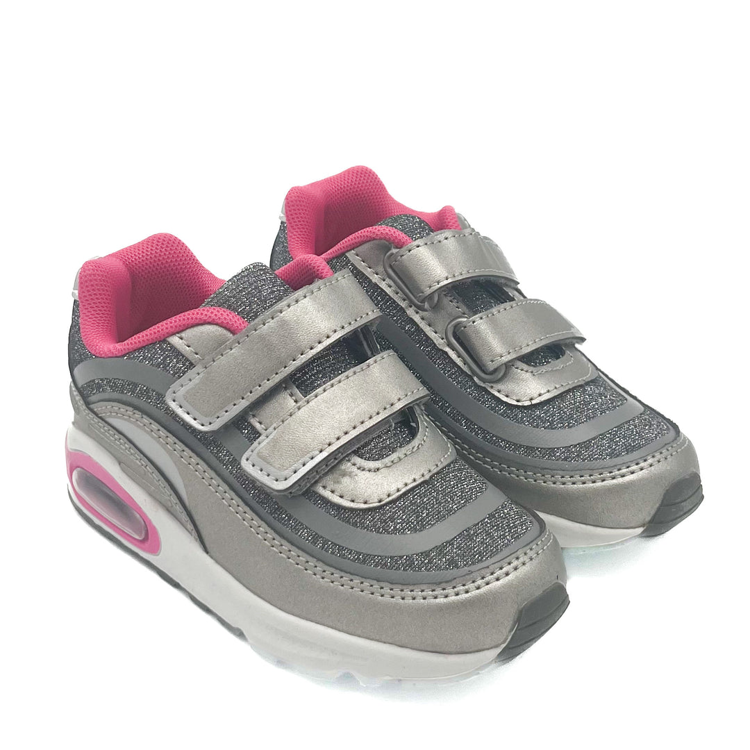 Smile Favorites Turnschuhe Mädchen Silber Grau Inspired Air