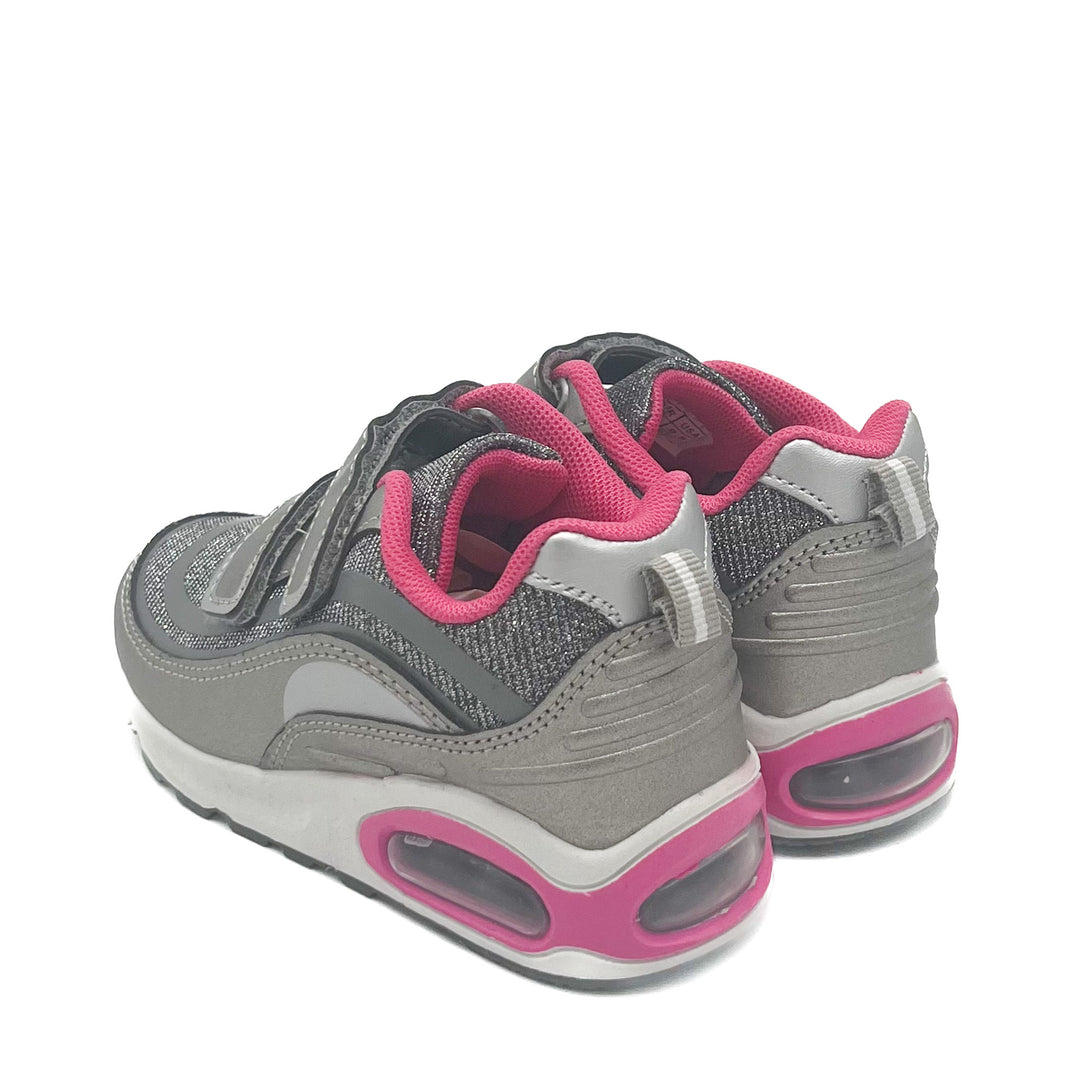 Smile Favorites Turnschuhe Mädchen Silber Grau Inspired Air